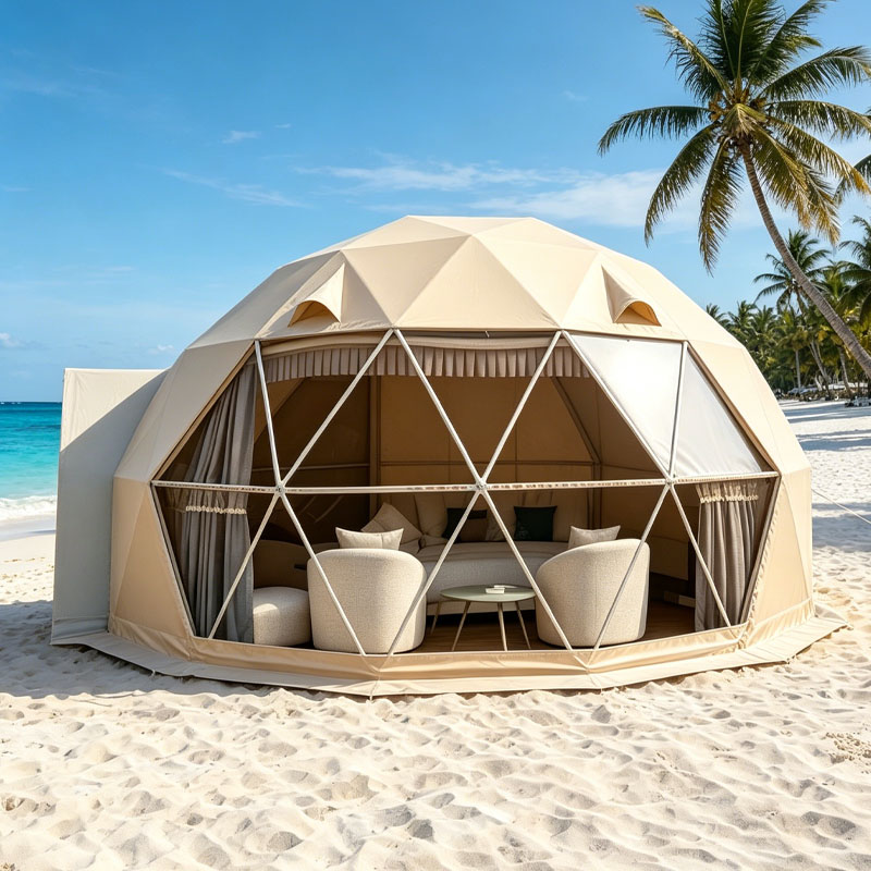 Outdoor Camping And Glamping - Роскошный геодезический купольный дом-тент для глэмпинга