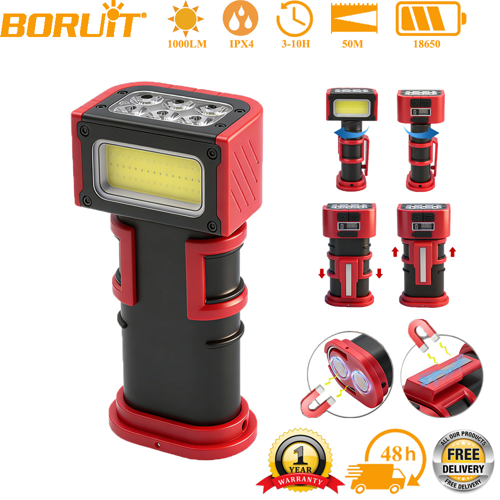 Outdoor Camping Lamp - Светодиодный рабочий фонарь BORUiT COB 1000