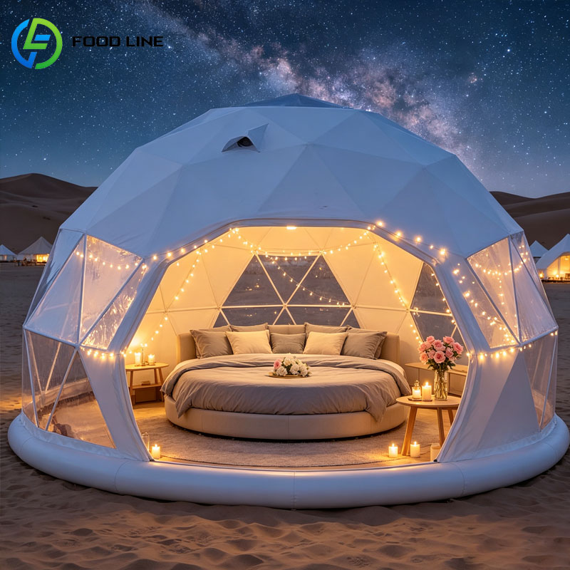 Outdoor Camping And Glamping - Готовый модульный глэмпинг-дом: геодезический купольный шатер,