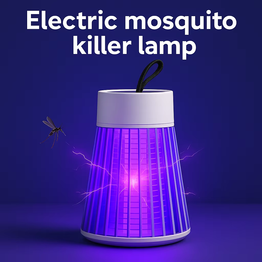 Outdoor Camping Bug Zapper - Электрическая лампа-уничтожитель комаров 2-в-1 с USB-портом