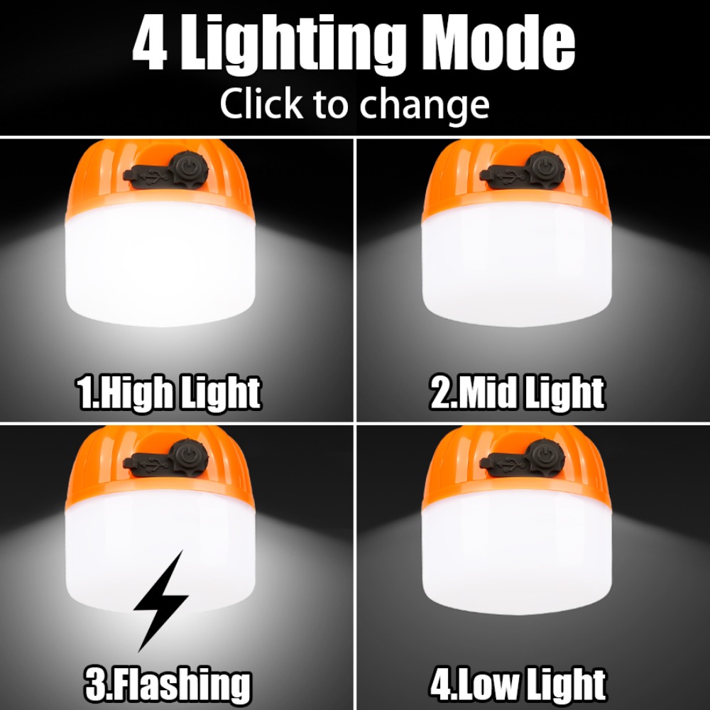 Портативная мини-лампа для кем – обзор и цена Outdoor Camping Lamp