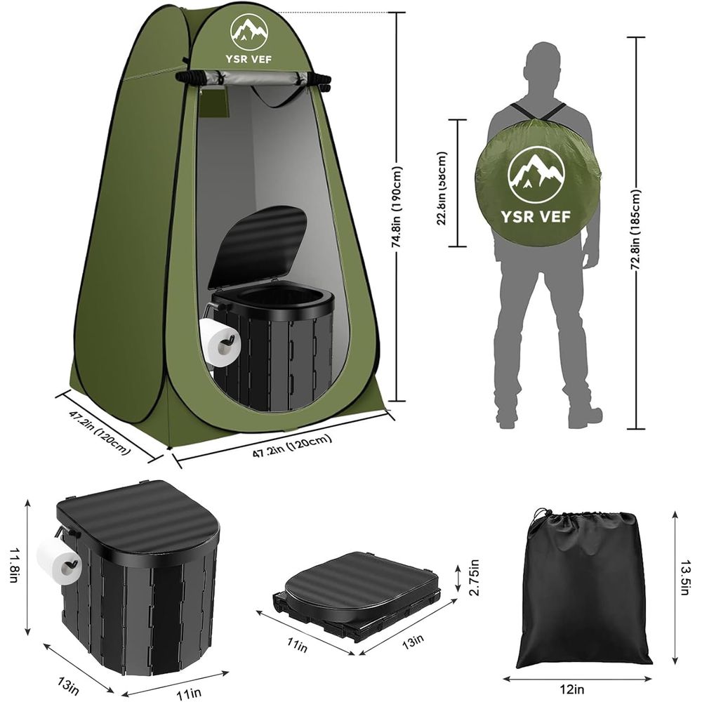 Портативный туалетный набор, п – обзор и цена Outdoor Camp