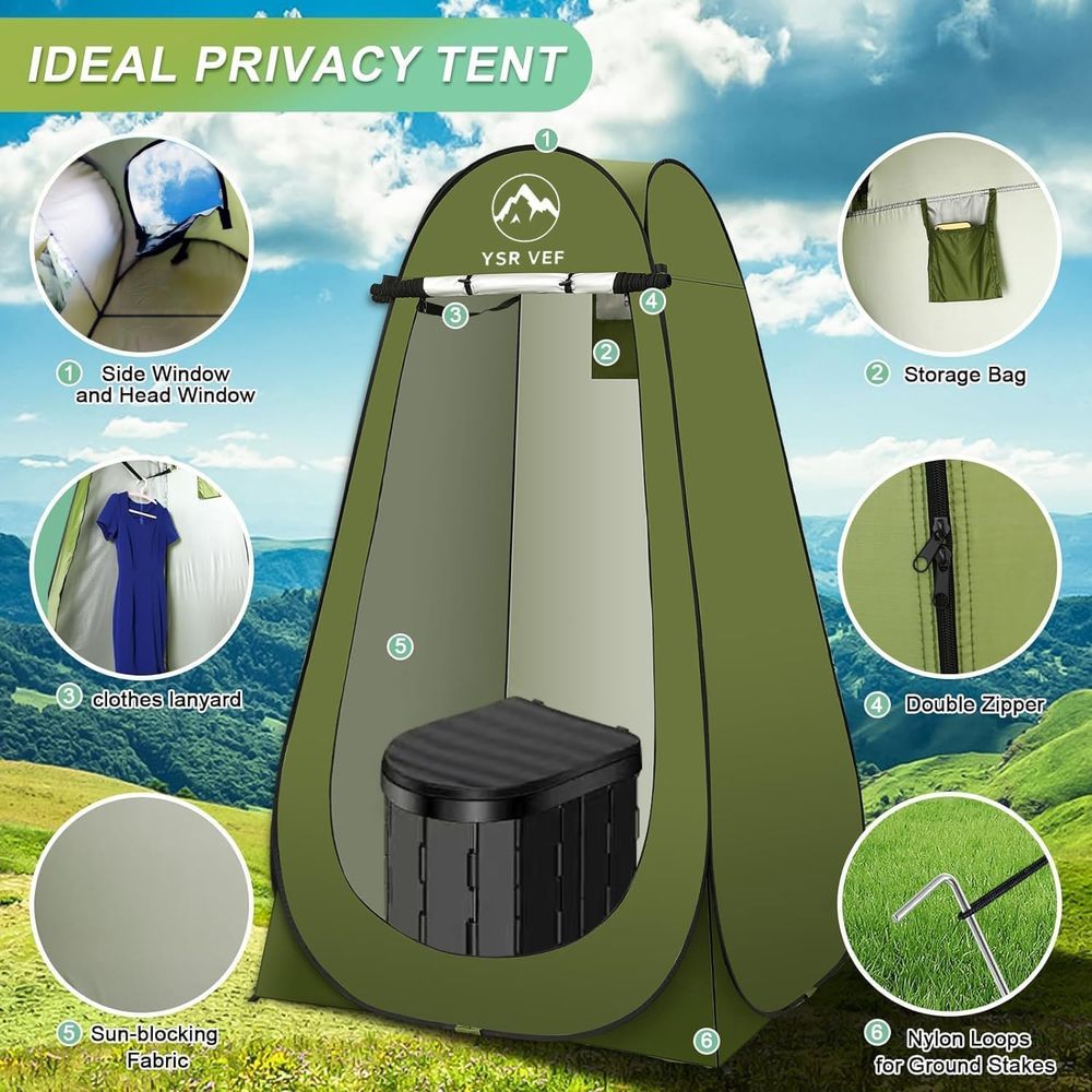 Портативный туалетный набор, п – обзор и цена Outdoor Camp