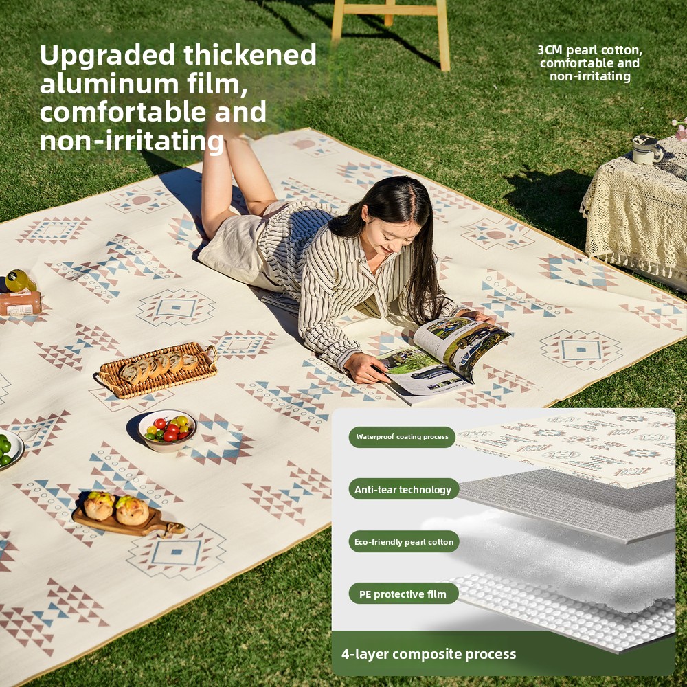 Толстый водонепроницаемый ковр – обзор и цена Outdoor Camping Mats Large