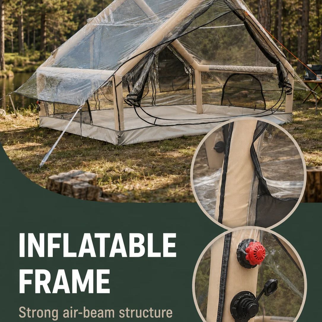 Надувная палатка-пузырь для 4  – обзор и цена Outdoor Camping And Glamping