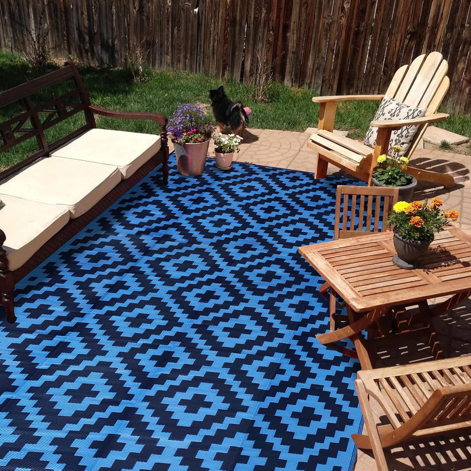 Водонепроницаемый уличный ковр – обзор и цена Outdoor Camping Rugs 9X18