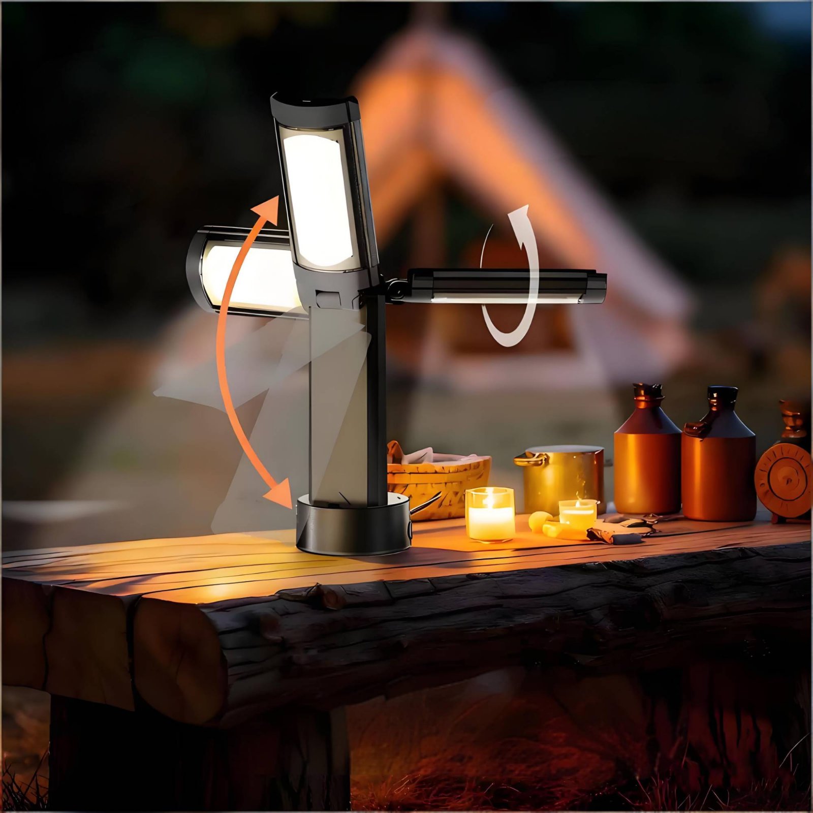 Телескопическая лампа для пала – обзор и цена Outdoor Camping Lamp