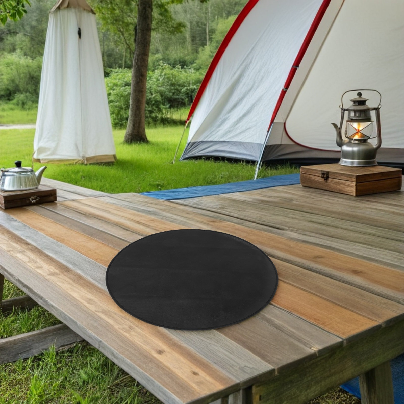 Круглый огнеупорный коврик для – обзор и цена Outdoor Camping Mat