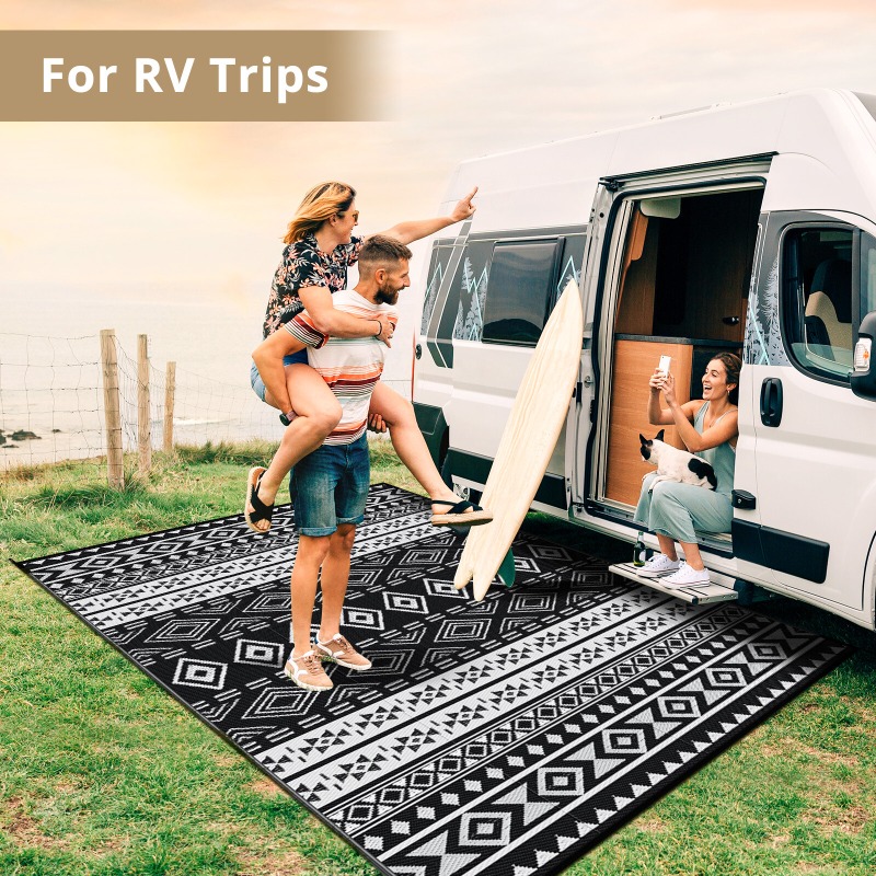 Уличные коврики (5x8, 6x9, 9x1 – обзор и цена Outdoor Camping Rugs 9X18