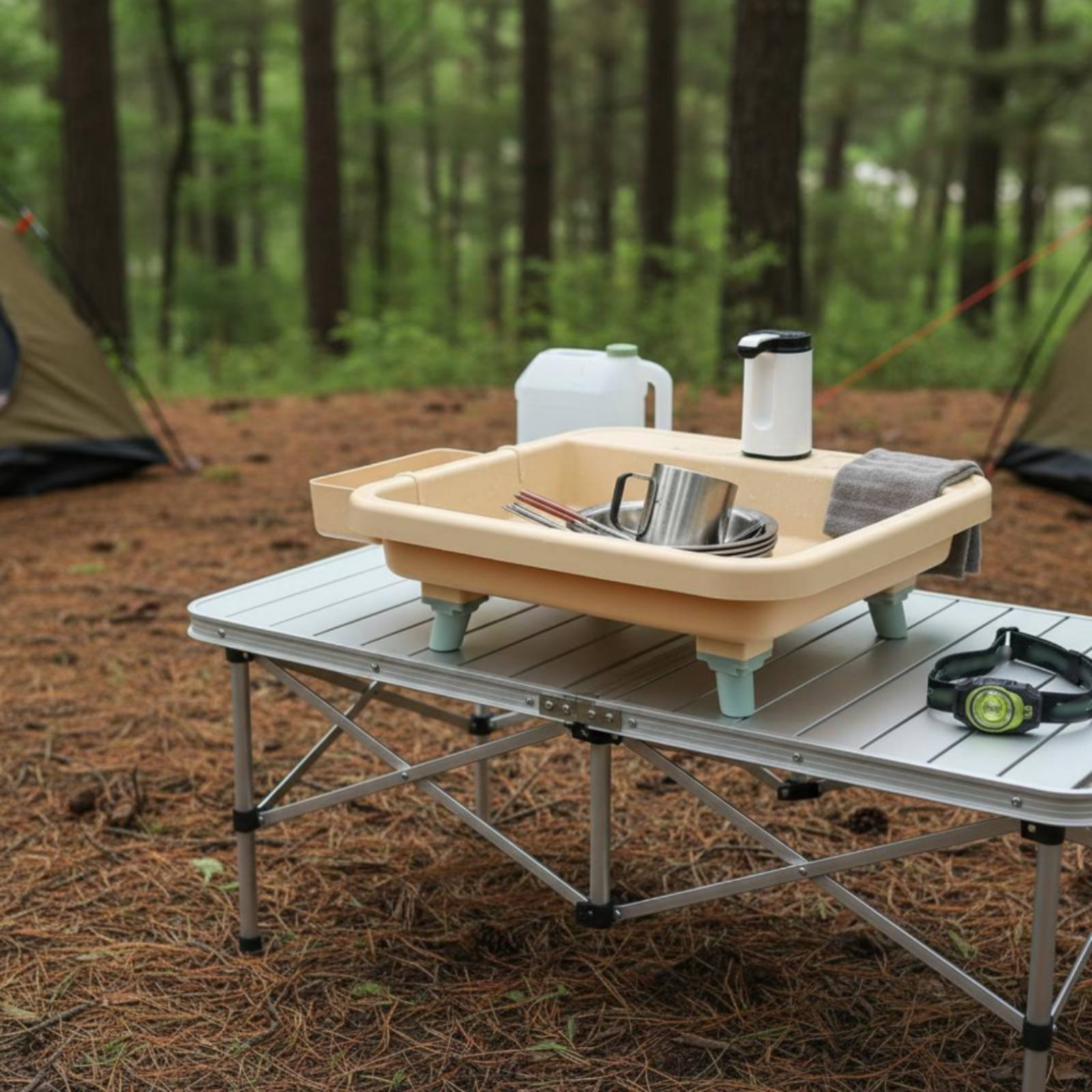 Портативная станция для мытья  – обзор и цена Outdoor Camp