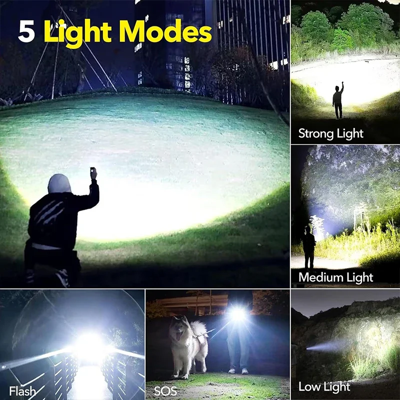 Мощный светодиодный фонарик, п – обзор и цена Outdoor Camping Lamp