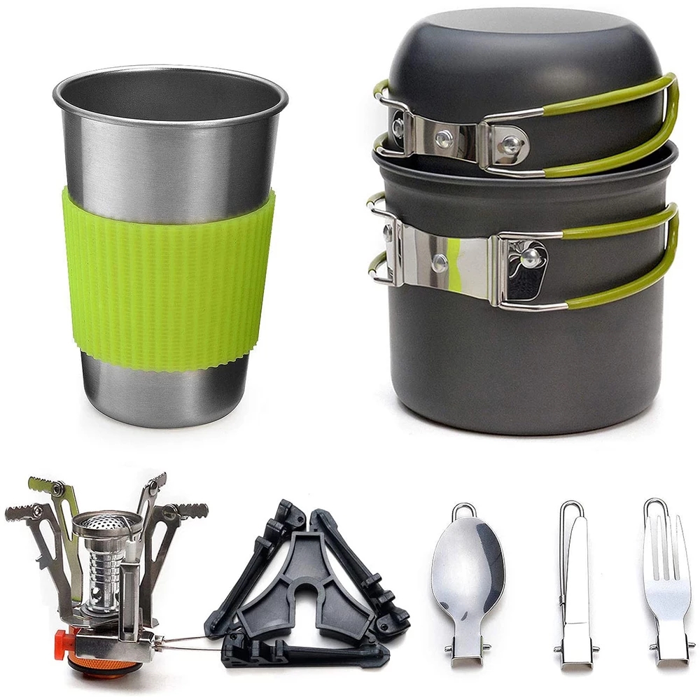 Набор посуды для кемпинга с пл – обзор и цена Outdoor Camping Uk